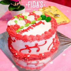 Cake Ultah Fidas Red