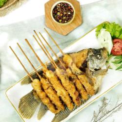 Sate Gurame Telur Asin