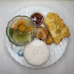 Nasi Sop Sayur   Telur Dadar