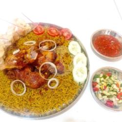 Nasi Briyani Ayam Talam Sedang (porsi 3 Orang)