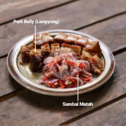 Pork Belly Crispy   Sambal Matah (level 0 - 3)