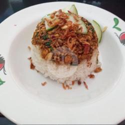 Nasi Telor Orak Arik Kornet