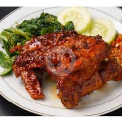 Nasi Bebek Bakar Bumbu Pedas