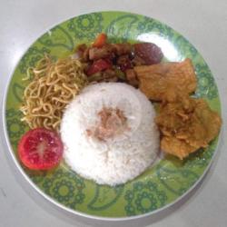 Nasi Campur Kakap Crispy