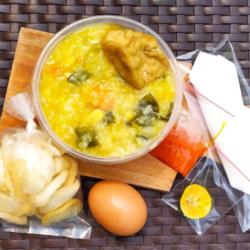 Bubur Manado Toping Telur
