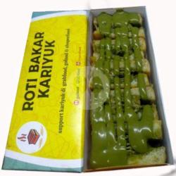 Roti Bakar Puff Pastry Greentea