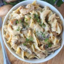 Macaroni Chicken Stroganoff