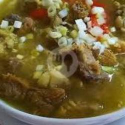 Soto Daging   Paru Bening