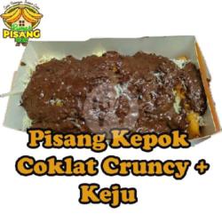 Pisang Kepok Coklat Cruncy   Keju