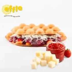 Waffle Strawberry Cheese