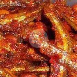 Ikan Teri Tawar Balado Komplit