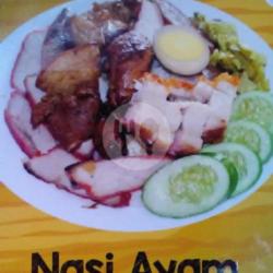 Nasi Campur Kecil Ayam Paha