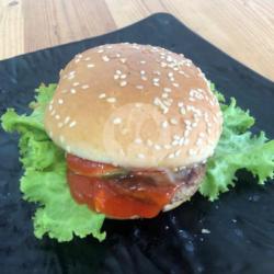 Burger Beef Pattie Keju