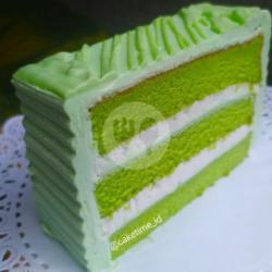 Pandan Cake Slice