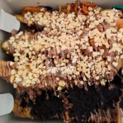 Pisang Kriuk Cappucino Strawberi Coklat Oreo Kacang