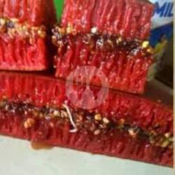 Martabak Manis Red Velvet Kacang Coklat