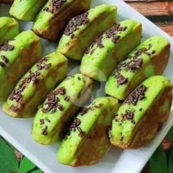 Kue Pukis Pandan Coklat