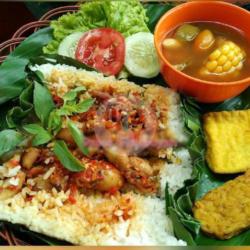 Paket Nasi Timbel   Cumi Asin Cabe Ijo