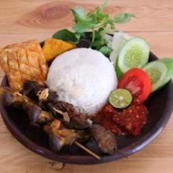 Hati Ampela Bakar   Nasi