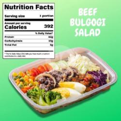 Beef Bulgogi Salad (392 Cals)