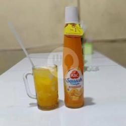 Es Kelapa Sirup Rasa Jeruk   Susu