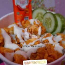 Nasi Ayam Fillet Crispy Mayonaise