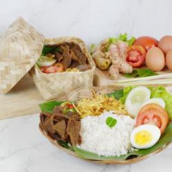 Nasi Orak Arik Dendeng Balado