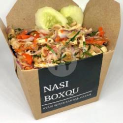 Nasi Boxqu Ayam Suwir Sambal Matah Grande