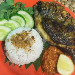 Ikan Bawal Bakar   Nasi