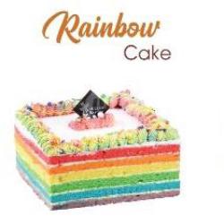 Rainbow Cake 15x15 Cm