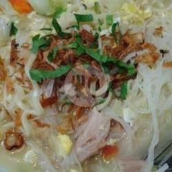 Bihun Siram Telur Plus Teh Es