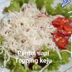 Pentol Daging Sapi   Dgn Topping Keju  Lvl 0-5