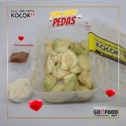 Rujak Jambu Kristal Kocok - Super Pedas