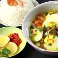 Paket Nasi Soto Ayam Suir Telor