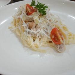 Spaghetti Chicken Mushroom