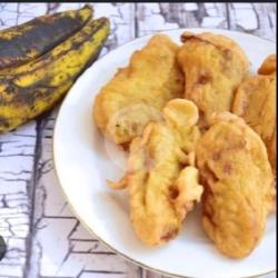 Goreng Pisang Tepung Toping Susu Keju