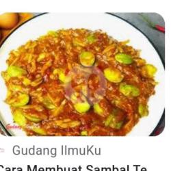 Paker Nasi Teri Pete Sambal Tempoyak