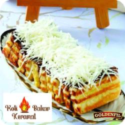 Roti Bakar Goldenfil Rasa Blueberry   Topping Keju