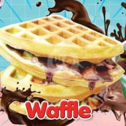 Waffle Coklat Oreo