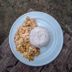 Nasi Cumi Telur Asin
