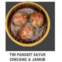 Tim Pangsit Sayur Cincang Dan Jamur