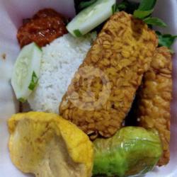 Penyetan Tahu Tempe   Nasi Putih