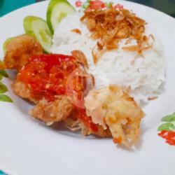 Nasi Udang Geprek