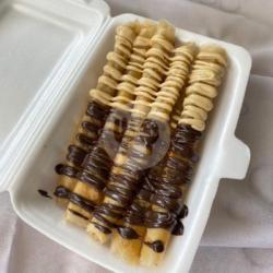 Pisang Roll Tiramisu Coklat