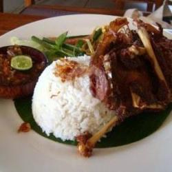 Bebek Goreng Paha Nasi Biasa