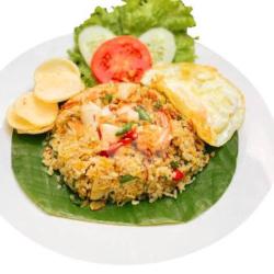 Nasgor Kambing Telur Dadar