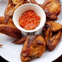 3 Ayam Goreng Sayap Tanpa Nasi