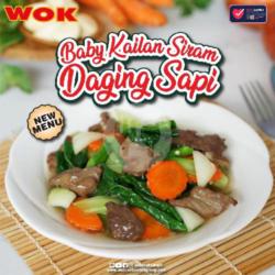 Baby Kailan Siram Daging Sapi