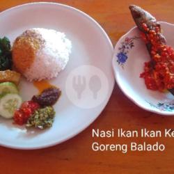 Nasi Ikan Kembung Balado Sambal Ijo Lalapan Komplit