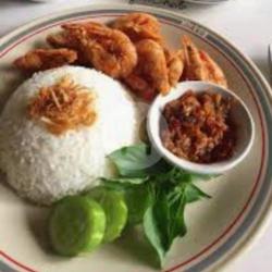 Nasi Spesial Udang Tempe